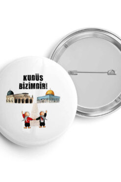 Filistin 11 İğneli Buton Rozet
