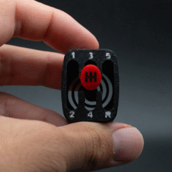 Alternative view of 3D Baskılı Vites Anahtarlık – Şık, Hafif ve Dayanıklı Tasarım