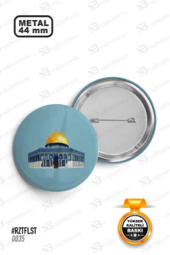 Kubbet-üs Sahra Kudüs Temalı Rozet