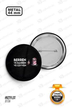 Berren ve Bahren ve Cevven Tasarımlı Rozet